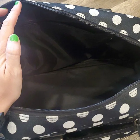 Olympia Polka Dot overnight bag - Picture 3 of 5